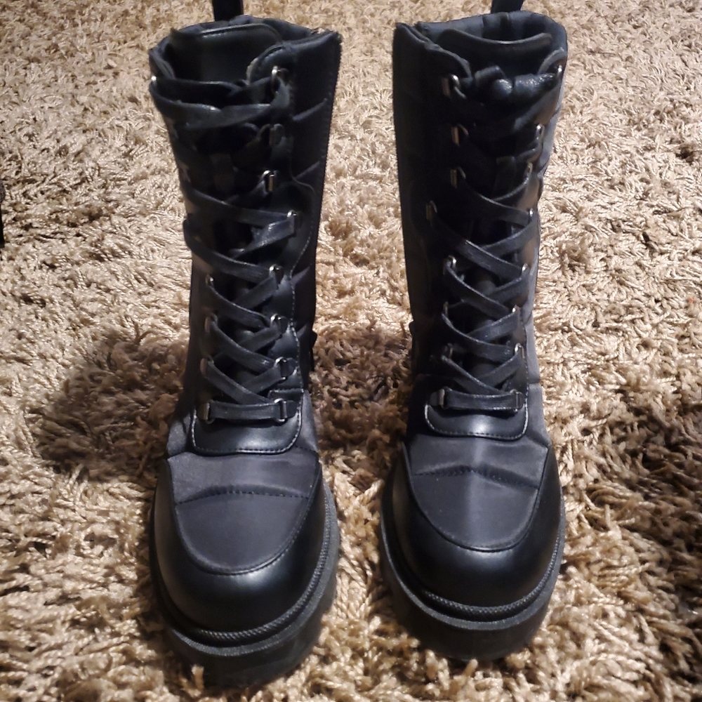 Dolce Vita Quilted Combat Boots